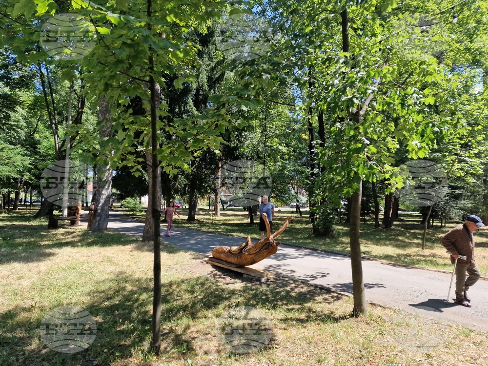 Самоков - Туристическа градина - пейки