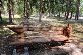 Самоков - Туристическа градина - пейки