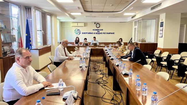 Комисия за енергийно и водно регулиране: Открито заседание за цена на природния газ за месец август 