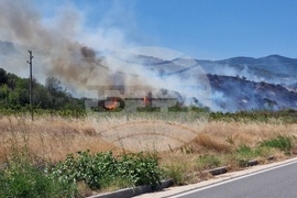 Село Микрево - пожар