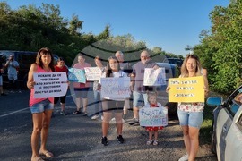 Село Драганово - протест