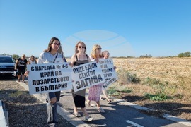 Поморие - винопроизводители и лозари - протест