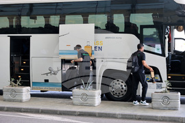 Пловдив -  футбол - Панатинайкос - пристигане