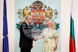 Румен Радев - Мартина Фийни - орден „Мадарски конник“