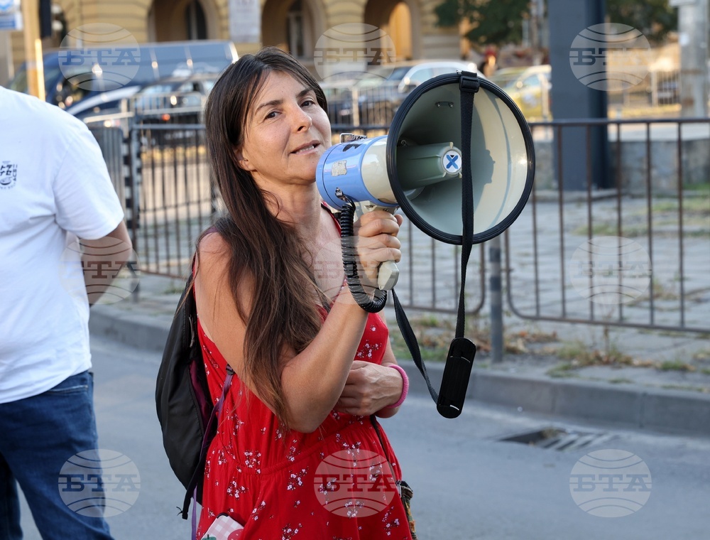 Метростанция „Опълченска“ - протест