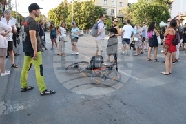 Метростанция „Опълченска“ - протест