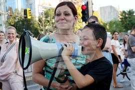 Метростанция „Опълченска“ - протест