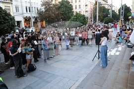 "Нито една повече" - протест срещу насилието над жени