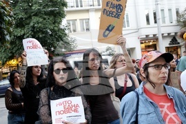 "Нито една повече" - протест срещу насилието над жени