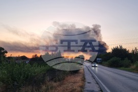 Село Царацово - предприятие за преработка на отпадъци - пожар