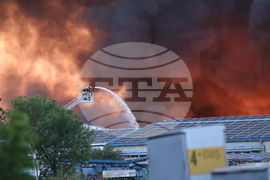 Село Царацово - предприятие за преработка на отпадъци - пожар