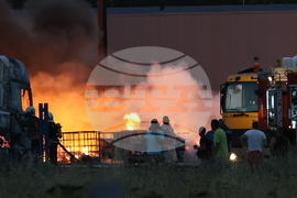 Село Царацово - предприятие за преработка на отпадъци - пожар