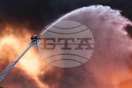 Село Царацово - предприятие за преработка на отпадъци - пожар