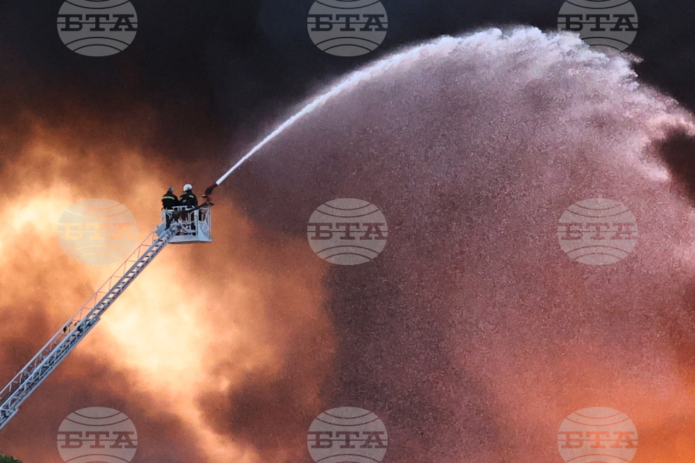 Село Царацово - предприятие за преработка на отпадъци - пожар