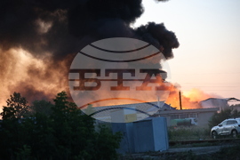 Село Царацово - предприятие за преработка на отпадъци - пожар