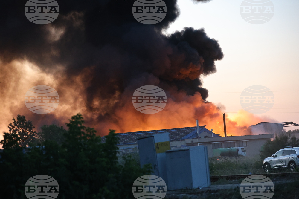 Село Царацово - предприятие за преработка на отпадъци - пожар