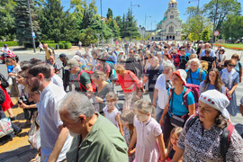 Поклоннически поход „Рилският чудотворец" - начало - храм „Света София "
