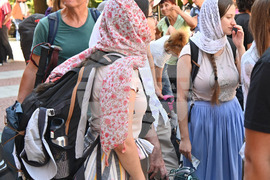 Поклоннически поход „Рилският чудотворец" - начало - храм „Света София "