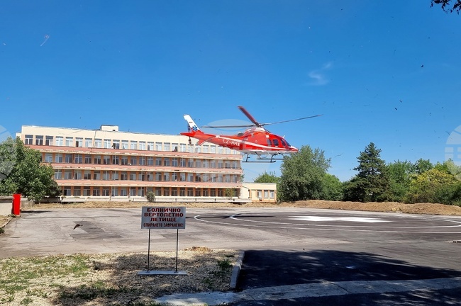 Бебе с черепно-мозъчна травма е транспортирано с въздушна линейка от Монтана към „Пирогов“ 