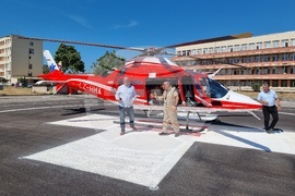 Монтана - хеликоптерна площадка - откриване