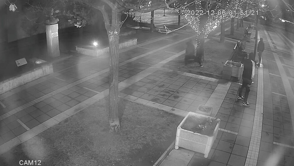 БТА :: Чрез системата за видеонаблюдение в Благоевград са заснети двама ...