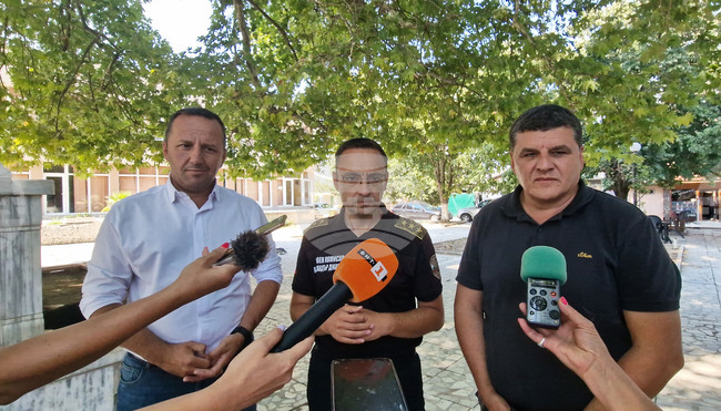 Малешевска планина - пожар - брифинг