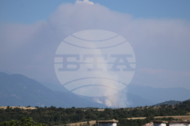 Село Сенокос - горски пожар