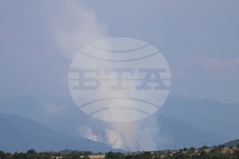 Село Сенокос - горски пожар