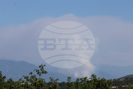 Село Сенокос - горски пожар