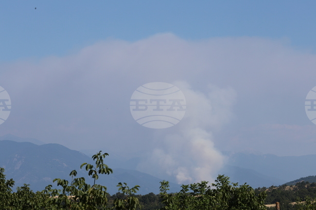 Пожар е възникнал в Рила планина в района на симитлийското село Долно Осеново