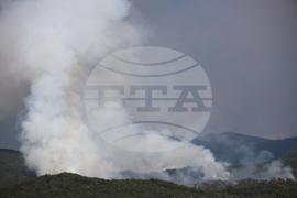 Село Сенокос - горски пожар