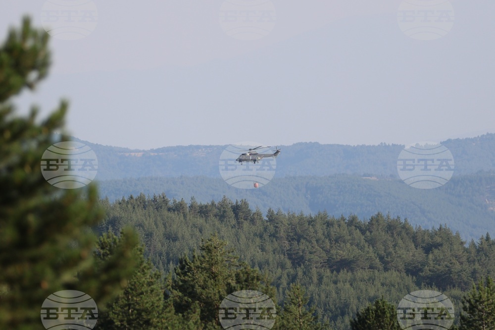 Село Сенокос - горски пожар