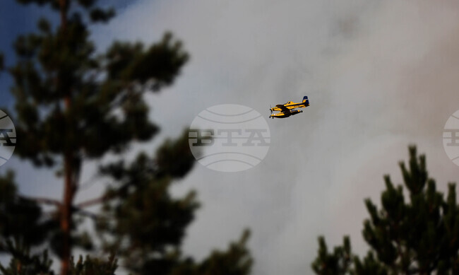 Село Сенокос - горски пожар