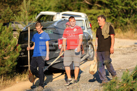 Село Сенокос - горски пожар - доброволци