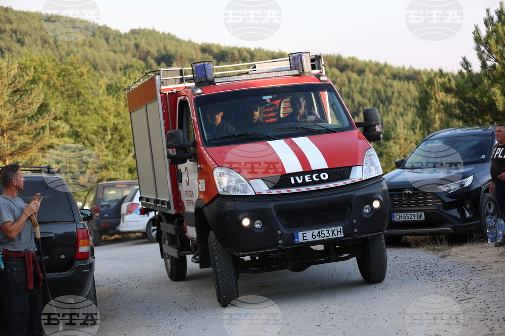 Област Благоевград - горски пожари - село Сенокос