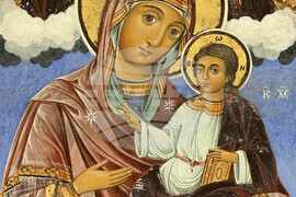 Адрианополският епископ Евлогий и монаси от Рилския манастир изнесоха Чудотворната икона на Света Богородица и отслужиха водосвет