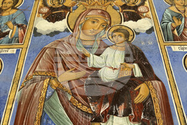 Адрианополският епископ Евлогий и монаси от Рилския манастир изнесоха Чудотворната икона на Света Богородица и отслужиха водосвет