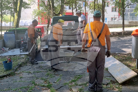 Шумен - парк „Кьошкове“ - почистване и освежаване - кмет - инспекция