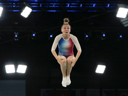 APTOPIX Paris Olympics Trampoline