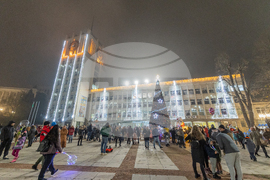 Габрово - коледна украса - светлини