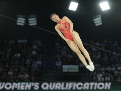 APTOPIX Paris Olympics Trampoline