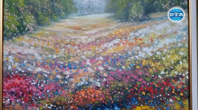 Изложба с творби от пленера „Вършец-2024“ подредиха на открито в курортния град