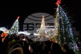 Кърджали - коледни светлини - тържество 