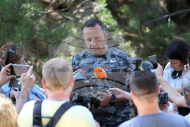Село Сенокос - пожар - Георги Динев - брифинг