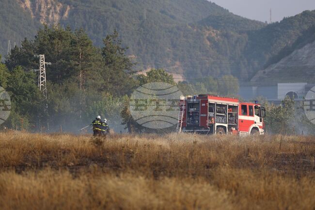 Благоевград - полигон - пожар