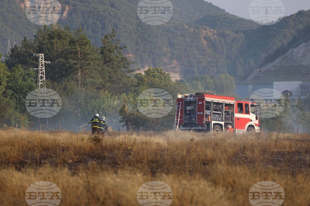 Благоевград - полигон - пожар
