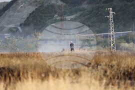 Благоевград - полигон - пожар