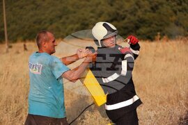 Благоевград - полигон - пожар