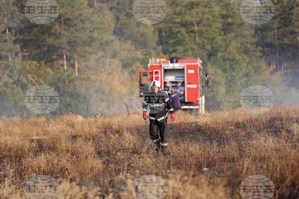 Благоевград - полигон - пожар