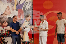 Село Царевец - фестивал "Фолклорен извор" - награждаване в конкурс "Старите песни на нов глас"